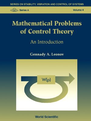 cover image of Mathematical Problems of Control Theory